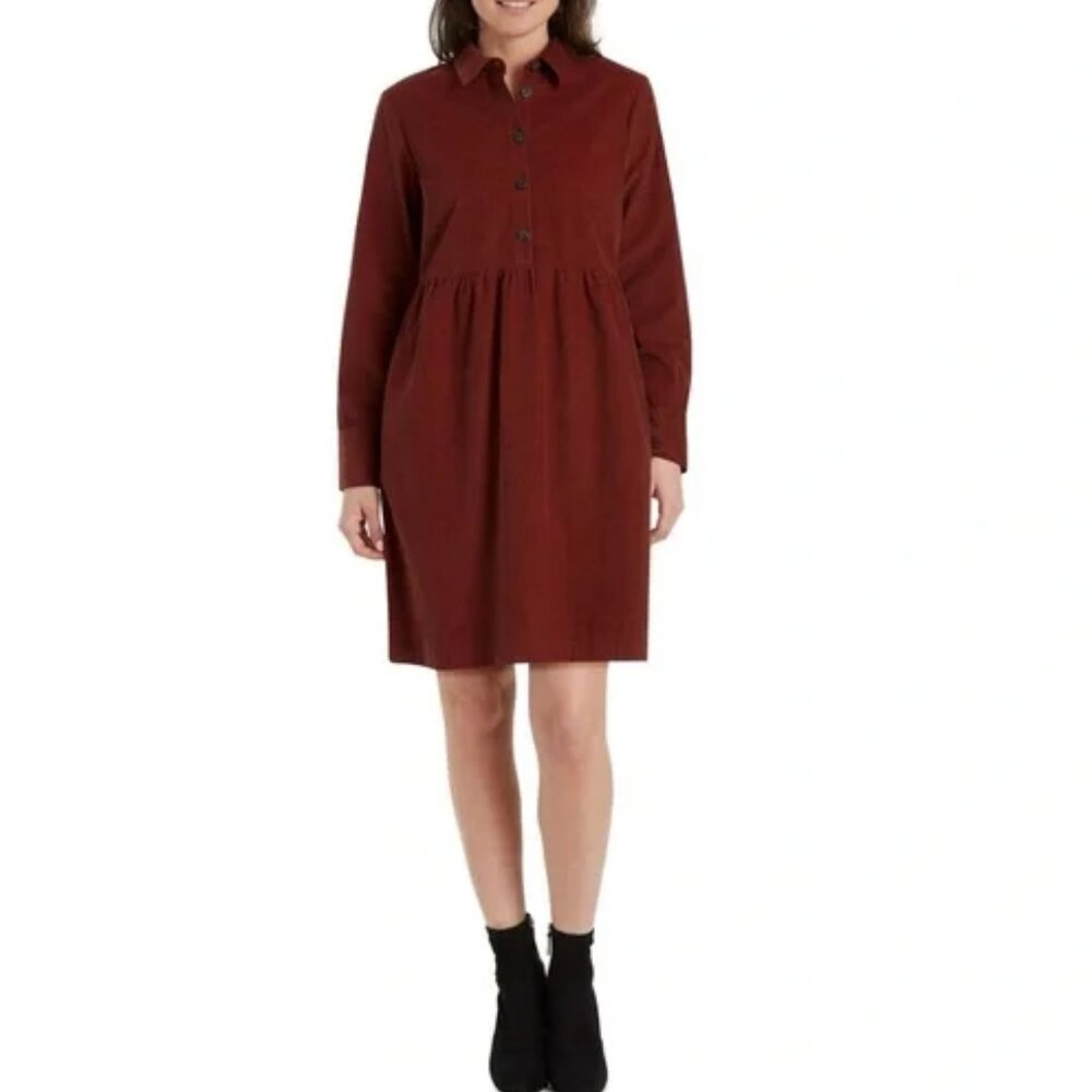 Nine West Burnt Henna Twill Dress/NWT/XXL